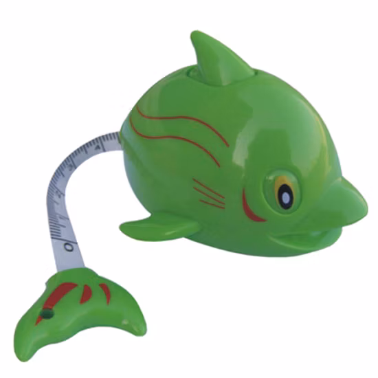 원숭이 모양의 ABS 케이스 접이식 PVC 줄자(WW-PTM09)